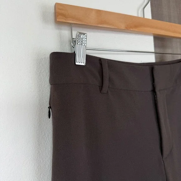 NWT Frame Espresso Brown Le Crop Mini Boot Trouser Pants Size 6 - Picture 4 of 14